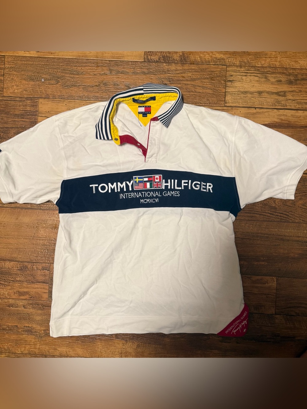Vintage Tommy Hilfiger International Games 1996